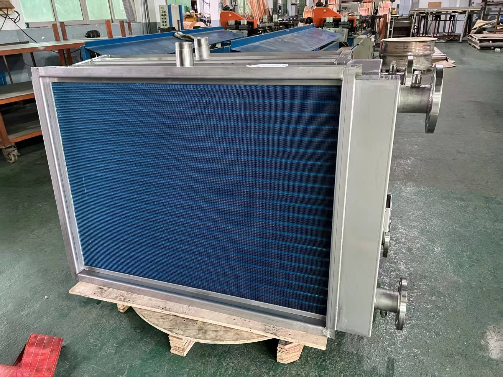 不锈钢集管冷却器产品实拍照片